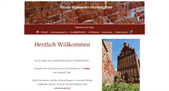 Desktop Screenshot of kloster-marienstern.de